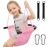 Hi-Na Kids Tree Swing Seat for Kids Rope Swing Seat, Indoor Swing for Kids Outdoor, Backyard Swing Tree Swing Seat Door Swing (Pink)