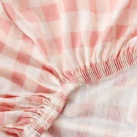 HonestBaby Unisex-Baby Fitted Crib Sheets Set Standard Mattress, 100% Organic Cotton Baby Boys, Girls, Neutral, 1 Pack - Tutu Cute, One Size