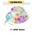 Baby Sun Hat Kids Summer UPF 50+ Toddler Bucket Hat Outdoor Adjustable Beach Hat Wide Brim for Boys Girls, Rainbow 6-10 Years