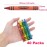 Lucky Art Crayonology 40 Sets of 4 Packs (160 count) Large Size Crayons - Mini Crayon Packs Non-Toxic for Kids Party Favors, School Supplies for Teachers & Travel Crayons