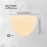 FERCAISH 4Pcs Diy Face Mask Mixing Bowl, Microwavable Silicone Facial Mud Bowl Cosmetic Beauty Tool for Home Salon (Yellow)