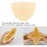 FERCAISH 4Pcs Diy Face Mask Mixing Bowl, Microwavable Silicone Facial Mud Bowl Cosmetic Beauty Tool for Home Salon (Yellow)