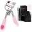 Zowor Eyelash Curler with 5PCS Silicone Refill Pad Fit All Eye Shape Curved Eyelash Curler,Natural and Long Lasting Lash Curler for Women Make Up Gift(Light Pink)
