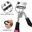 Zowor Eyelash Curler with Comb Fit All Eye Shape Curved Eyelash Curlers,Natural and Long Lasting Lash Curler for Women Make Up Gift(Black)