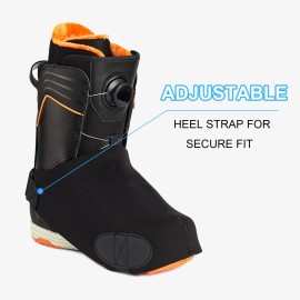 Qchengsan Boot Covers,Ski Boot Cover,Ski Boots Covers Shoe Covers for Snow,Keep Foot Warmers & Heater,Gifts for Skiers,Winter Sport Accessory,Ski Gifts,Skiing Accessories