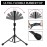 FDLS Baseball Batting tee for Adults and Youth Teens, Portable Tripod Stand Base Tee Easy Adjustable Height 27 to 46 inches for Hitting Training Practice, with Carrying Bag
