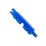 ZUFECY Valve Core Remover, Valve Core Repair Tool for Presta Schrader tubeless Cycling Tires (Blue)