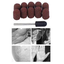 Pedicure Sanding,ANGGREK Sanding for Pedicure 10Pcs Nail Dedicated Head Grinding Sanding Polisher Sand Manicure Pedicure Toolpedicure Cups(13 * 19)