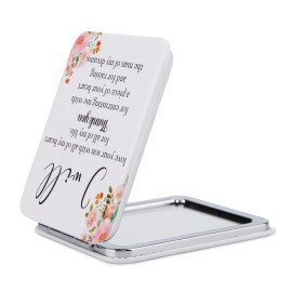 Mother of The Bride/Groom Gifts, Mother in Law Pocket Mirror, Wedding Mirror for Woman,Thank You Gifts, I Love You, Wedding Day Keepsake for Mother, Bridal Shower Gifts (Mother of Groom)