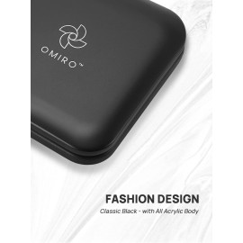 OMIRO Folding Compact Mirror, 1X/15X Magnification 3 Pocket Size Square Hand Mirror for Travel Makeup (Black) OMIRO Folding Compact Mirror, 1X/15X Magnification 3 Pocket Size Square Hand Mirror for Travel Makeup (Black)