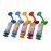 Pump Air Horn Mini, BANHAO Handheld Air Horn Hand Pumps Noisemakers for Sporting Events, Parties, Celebrations, Fun Birthday Party Favors and Goodie Bag Fillers for Kids and Adults, 5pcs 10Inch