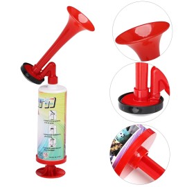 Pump Air Horn Mini, BANHAO Handheld Air Horn Hand Pumps Noisemakers for Sporting Events, Parties, Celebrations, Fun Birthday Party Favors and Goodie Bag Fillers for Kids and Adults, 5pcs 10Inch