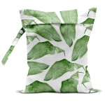 zcyxuuw Wet Bag, Wet Dry Bag, Wet Bag for Swimsuit, Travel, Beach, Pool, Diapers, Dirty Yoga Gym Clothes, Makeup Bag, Waterproof Tropical Palm Leaves Decor Jungle Palm Leaf Favors