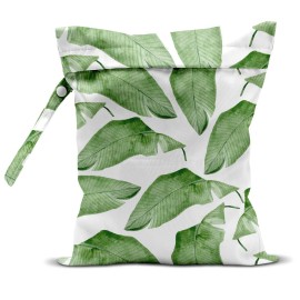 zcyxuuw Wet Bag, Wet Dry Bag, Wet Bag for Swimsuit, Travel, Beach, Pool, Diapers, Dirty Yoga Gym Clothes, Makeup Bag, Waterproof Tropical Palm Leaves Decor Jungle Palm Leaf Favors