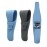 2Pack Silicone Razor Case, JCSMARTEC Rubber Safety Travel Shaver Cover Bag Protector, Portable Waterproof Razor Carrying Case (Blue+Grey)