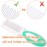Baby Hair Brush, Cradle Cap Brush, Baby Hair Comb, Baby Hair Brush and Comb Set for Newborns & Toddlers, Baby Brush Soft Bristles, Ideal for Cradle Cap, Perfect Baby Registry Gift (Green)