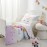 PINNKKU 4-Piece Toddler Bedding Set, Includes 1 Flat Sheet, 1 Fitted Sheet, 1 Comforter and 1 Reversible Pillowcase, Standard Toddler Comforter & Sheet Set, Ultra Soft Toddler Bed Set, Unicorn