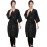 PERFEHAIR Salon Robes for Clients, Pack of 2, Hair Color Cape Kimono Gown Style, Grooming Smocks for Women & Men, 5 Snaps Closures