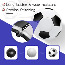 Zantrech 6 Pack Soccer Balls with Pump Needle, Size 3 Soccer Training Ball Practice for Kids,Youth and Adults, Soccer Ball Bulk