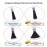 Agidea Empty Nail Polish Bottles with Round Paddle Brush 5ML, 6PCS Small Empty Glass Refillable Nail Polish Containers with Mixing Balls & Funnels (Matte Black)