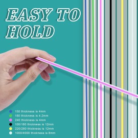 MORGLES Nail File Buffer, Professional 12 Pcs Emory Nail File and Buffer for Acrylic/Natural/Gel Nails (100/150/180/220/240/280/1000/4000 Grit) MORGLES Nail File Buffer, Professional 12 Pcs Emory Nail File and Buffer for Acrylic/Natural/Gel Nails (100/150/180/220/240/280/1000/4000 Grit)