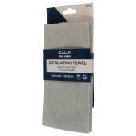 CALA FOR MEN: EXFOLIATING TOWEL (TAUPE / BLK MIX)