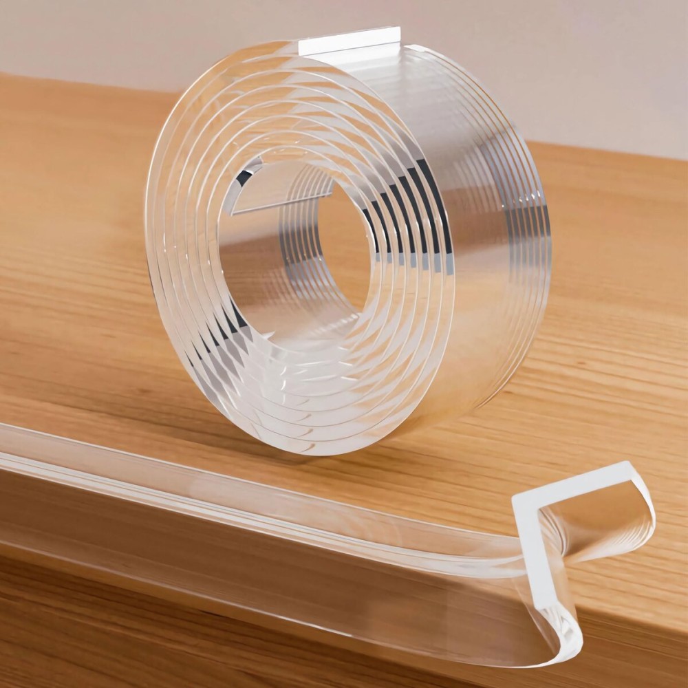 Baby Proofing, Clear Edge Protector Strip, Soft Corner Protectors for Kids, Baby Child Safety Tables Corner Guards for Furniture Against Sharp Corners for Cabinets, Tables, Drawers 16.4ft