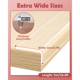 Baby Proofing, Clear Edge Protector Strip, Soft Corner Protectors for Kids, Baby Child Safety Tables Corner Guards for Furniture Against Sharp Corners for Cabinets, Tables, Drawers 16.4ft