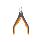 UNHEX - X70 Nail Nipper - Cuticle Remover, Manicure and Pedicure, Cuticle Trimmer, Nail Care, Toenail Clippers - Self Care, Stainless Steel, Sterilizable - Grey/Orange