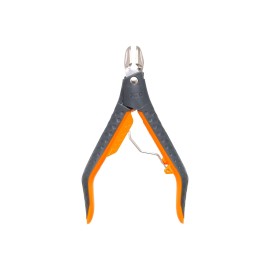 UNHEX - X70 Nail Nipper - Cuticle Remover, Manicure and Pedicure, Cuticle Trimmer, Nail Care, Toenail Clippers - Self Care, Stainless Steel, Sterilizable - Grey/Orange