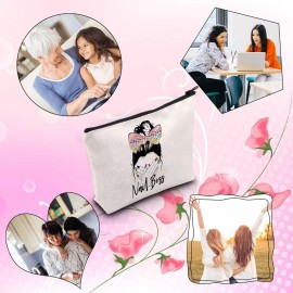 TSOTMO Nail Technician Gift Zipper Pouch Makeup Bag