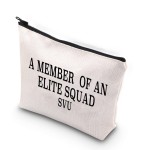 TV Show Inspired Gift A Member of An Zipper Pouch Makeup Bag for Fans Women(MEMBER SQUAD SVU)