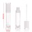COSIDEA 26 pcs Refillable Empty 8ml Lip Gloss Tubes with clear WandRound white Lipgloss ContainersDIY cosmetic packing Container Bulk Wholesale