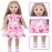 BDDOLL Doll Clothes and Accessories School Supplies Playset for 18 Inch Girl Doll with Doll Clothes,School Bags, Student Cards, Glasses, Pencils, calculators, Scissors, notebooks, etc