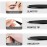 HAIIDOAK Tweezers Set, Professional Stainless Steel Tweezers for Eyebrows, Great Precision for Facial Hair, Splinter and Ingrown Hair Removal (3 Count / 3.8inch, Black)