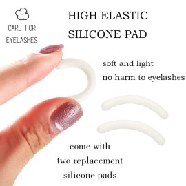 Uranian Eyelash Curlers with Built-in Comb Beauty Eyelashes Curlers Eyelash Cliper with 2 Replacement Silicone Refill Pads Premium Lash Curler Makeup Tool for Women and Girls (1 Pink-White Comb) Uranian Eyelash Curlers with Built-in Comb Beauty Eyelashes Curlers Eyelash Cliper with 2 Replacement Silicone Refill Pads Premium Lash Curler Makeup Tool for Women and Girls (1 Pink-White Comb)