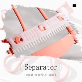 Uranian Eyelash Curlers with Built-in Comb Beauty Eyelashes Curlers Eyelash Cliper with 2 Replacement Silicone Refill Pads Premium Lash Curler Makeup Tool for Women and Girls (1 Pink-White Comb) Uranian Eyelash Curlers with Built-in Comb Beauty Eyelashes Curlers Eyelash Cliper with 2 Replacement Silicone Refill Pads Premium Lash Curler Makeup Tool for Women and Girls (1 Pink-White Comb)