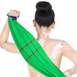 PAGOW 2PCS Exfoliating Back Scrub, Body Back Scrubber Towel Brush Exfoliation for Shower Bath Wash Cloth for Men Women 500D(Pink&Green) PAGOW 2PCS Exfoliating Back Scrub, Body Back Scrubber Towel Brush Exfoliation for Shower Bath Wash Cloth for Men Women 500D(Pink&Green)