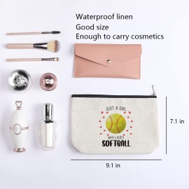 kdxpbpz Softball Gifts Makeup Bag Inspirational Gifts for Women Her Softball Lovers Mom Sister Birthday Gifts for Female Coworker Friend BFF Besties kdxpbpz Softball Gifts Makeup Bag Inspirational Gifts for Women Her Softball Lovers Mom Sister Birthday Gifts for Female Coworker Friend BFF Besties