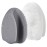 REVEX Face Scrubber,2Pcs Silicone Face Scrubber for Women Men,Face Exfoliator Scrubber, Manual Facial Cleansing Brush,Exfoliating Face Wash Brush for Sensitive Skin.(White+Gray)