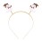ZITULRY Halloween Headbands for Women Enamel Pumpkin Candy Corn Witch Hat Headband Gothic Spooky Ghost BOO Bat Moon Tiara Headpiece, White