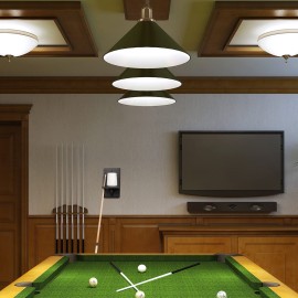 SISIPAI LIFE Pool Chalk Holder Cone Chalk Holder Wall Mounted Pool Chalk Holder Pool Table Chalk Holder Pool Table Accessories Black