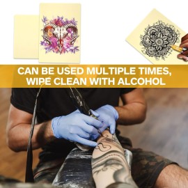 6 Pcs 3mm Fake Skin Practice Kit, 11.8x8.3 in Thick Silicone Skin with 2 Pcs Tattoo Template, for Beginner & Experienced Tattoo Artists (12x8in-6pcs) 6 Pcs 3mm Fake Skin Practice Kit, 11.8x8.3 in Thick Silicone Skin with 2 Pcs Tattoo Template, for Beginner & Experienced Tattoo Artists (12x8in-6pcs)