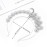 Urieo Moon Halo Crown Headband Goddess Star Tiara Celestial Festival Headpiece Hair Accessories for Women