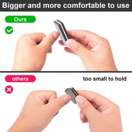 Diesisa Buffer Block Nail File, 100/180 Grit Sponge Nail Buffers for Acrylic Nails, Mini Buffing Block Double Sided for Manicure Tools 30 Count - Black