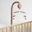 HLEEDUO Baby Mobile arm with Music Box Motor Crib Mobile arm with mobiles Motor Spinner.28 Inch Wooden Crib Mobile arm for Crib Nursery Mobile arm. Nursery Mobile Attachment