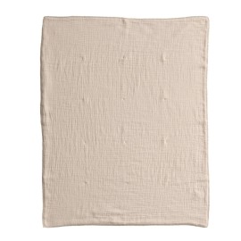 Creative Co-Op Creative Co-Op Cotton Double Cloth Baby Blanket with Trim in Bag, Blush
