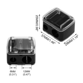 BokWin 5PCS Cosmetic Pencil Sharpener, Makeup Pencil Sharpener, Dual Holes Eyeliner Sharpener for Eyeliner Lipliner Pencils BokWin 5PCS Cosmetic Pencil Sharpener, Makeup Pencil Sharpener, Dual Holes Eyeliner Sharpener for Eyeliner Lipliner Pencils