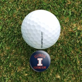GRAPHICS & MORE University of Illinois Official Logo Golf Divot Repair Tool and Ball Marker