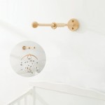 Crib Mobile Wooden Arm, 21.6 inches Wall Mounted Suitable for All mobiles | 100% Natural Beech Mobile Hanger Mount Wall Holder | Nursery Decor for Sturdy Mobile for Newborn Boys and Girls